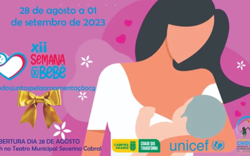 Vasta programação promovida pela PMCG marca a XII Semana do Bebê