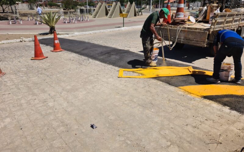 STTP implanta e revitaliza sinalização em vias de Campina