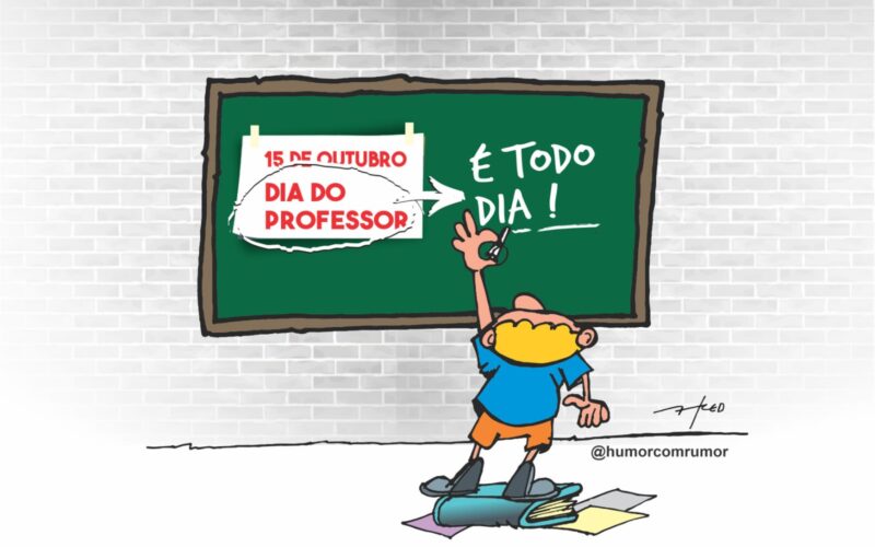 Charge da Semana! Num mundo onde a burrice prolifera, alguns heróis resistem!