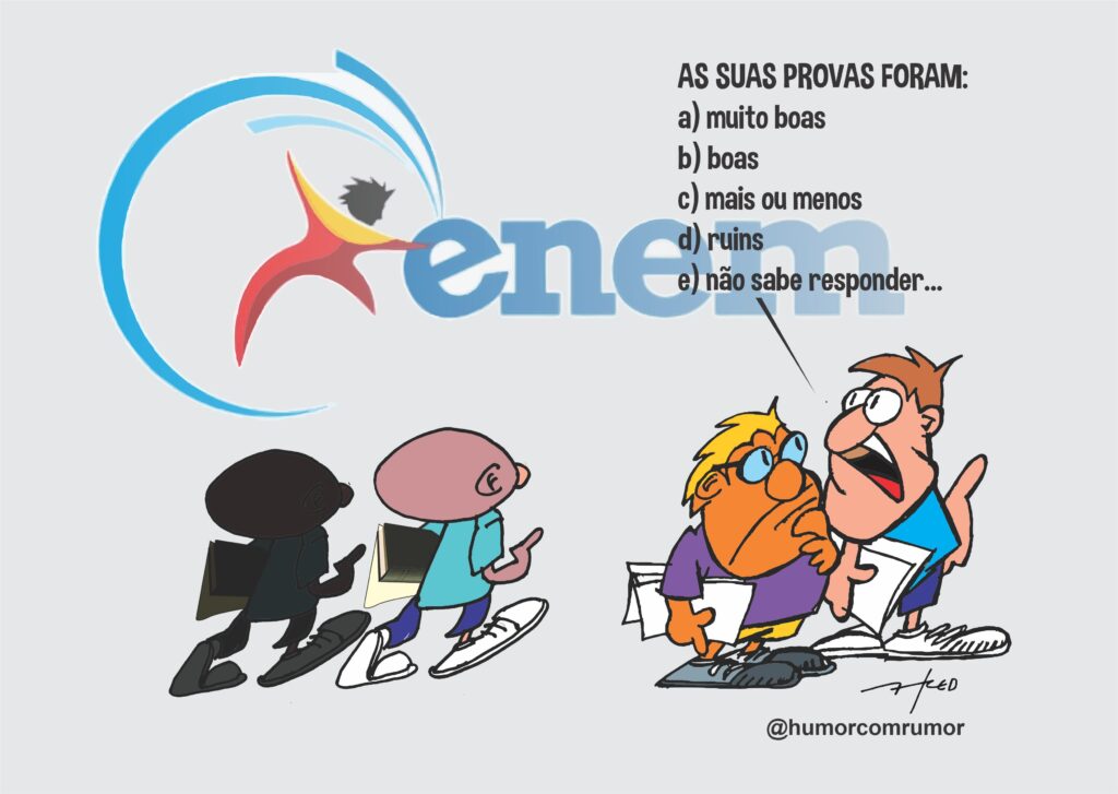 Charge da Semana – Múltipla escolha…