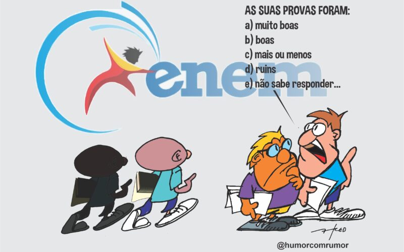 Charge da Semana – Múltipla escolha…