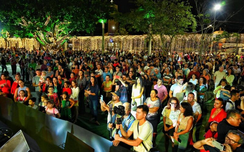 Com ampliação da área, Natal Iluminado ganha espaço para mais 6 mil pessoas