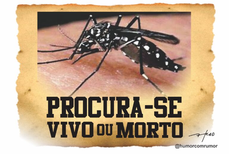 Charge da Semana – Caça ao mosquito Aedes aegypti