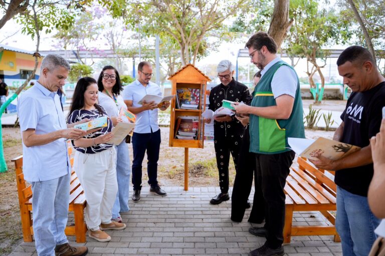 Seduc e Instituto Alpargatas inauguram Biblioteca Sustentável na Vila Olímpica Plínio Lemos