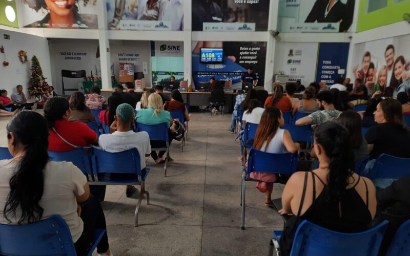 Campina Grande oferece 1.538 vagas de emprego, na primeira semana de Junho, conforme sistema de cadastro do Sine Municipal