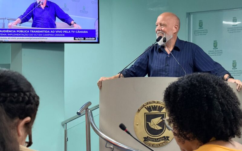 Representantes da PMCG, através da Semas, participam de Audiência Pública na Câmara Municipal sobre a implementação do VLT