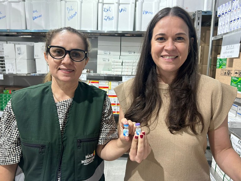 Paraíba recebe primeiras doses da vacina contra o vírus sincicial respiratório para gestantes