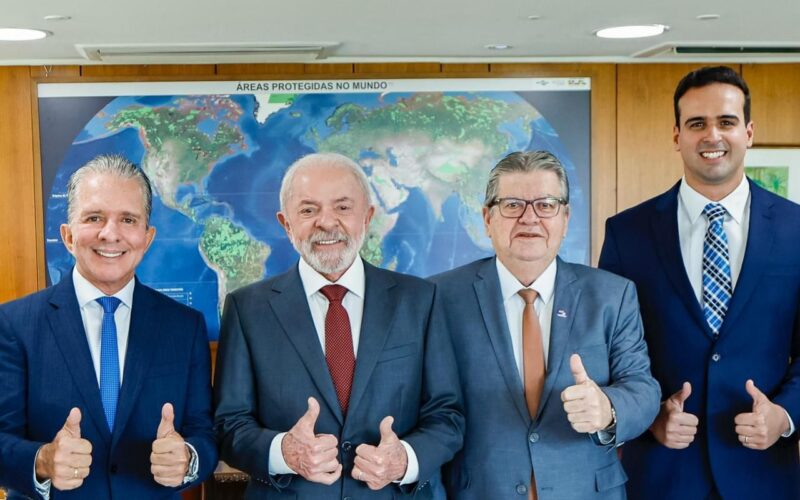 Lucas Ribeiro encontra presidente Lula e reforça alinhamento com Governo Federal