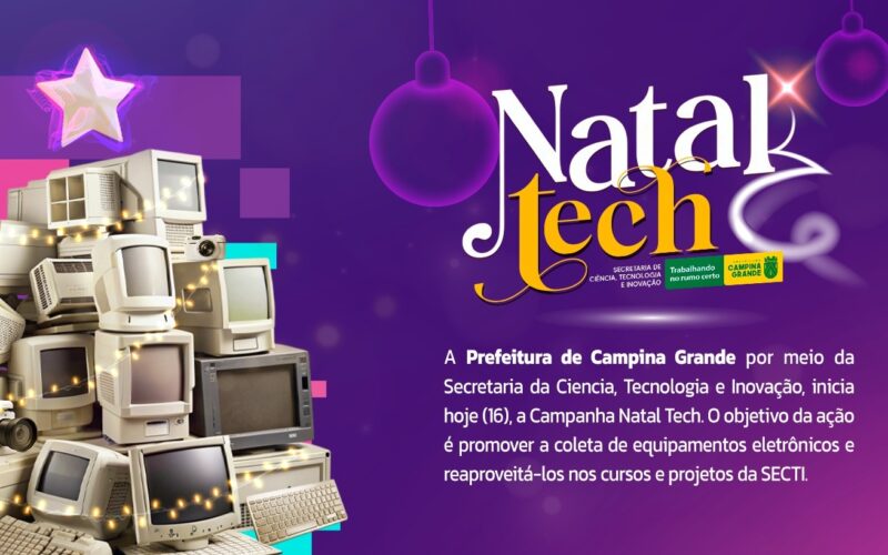 Natal Tech: SECTI transforma equipamentos parados em oportunidades de inclusão digital