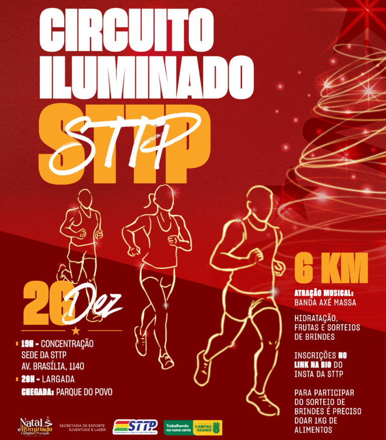 Evento beneficente: STTP realizará Circuito Iluminado, em CG