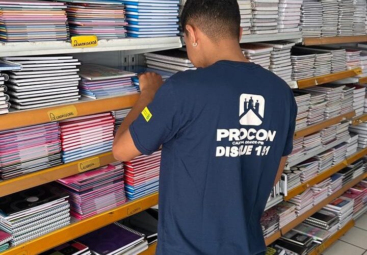 Pesquisa do Procon-CG aponta variação de até 560% nos preços de material escolar