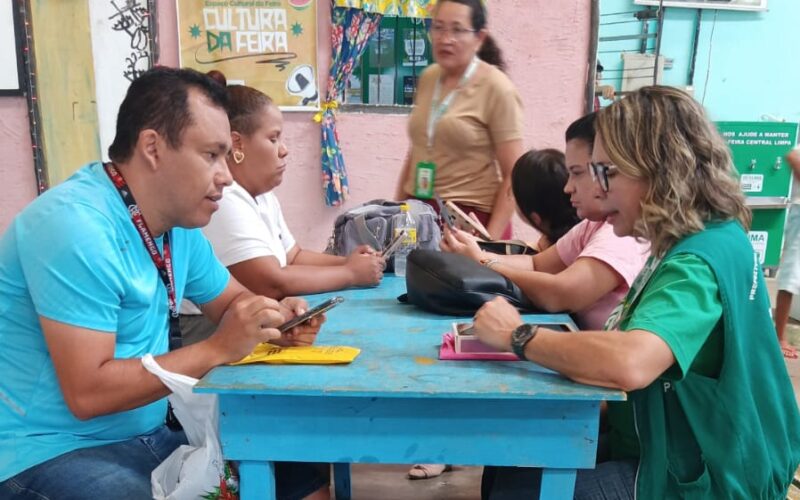 REQUALIFICAÇÃO DA FEIRA CENTRAL: PMCG realiza cadastramento socioeconômico de feirantes