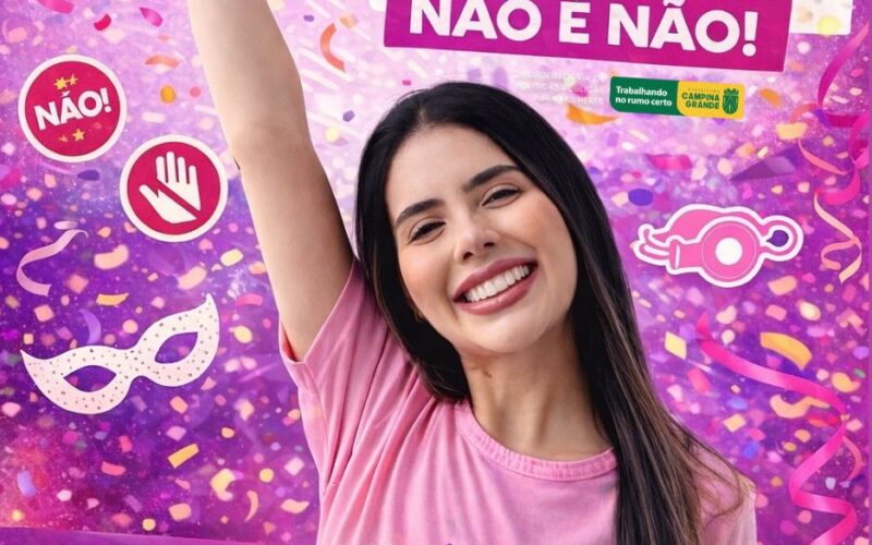 Carnaval 2026: Prefeitura de Campina Grande lança campanha ‘Folia com Respeito’
