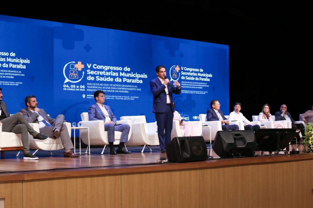 Murilo Galdino participa do V Congresso do COSEMS-PB e destaca importância do diálogo para fortalecer a saúde pública