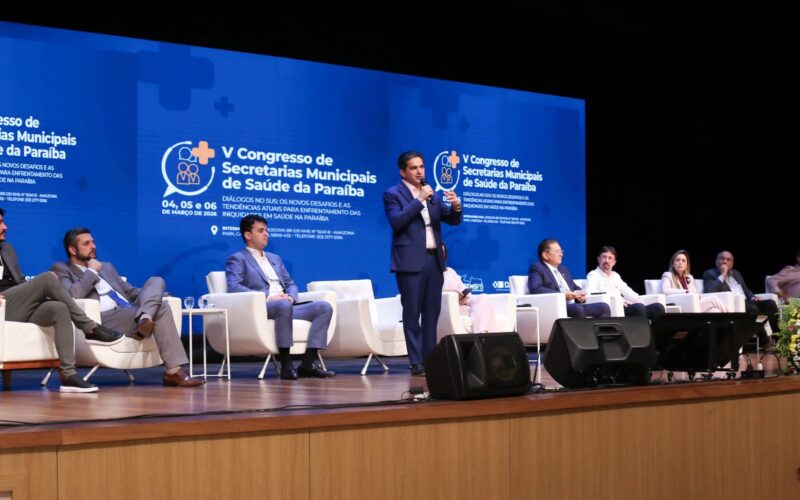 Murilo Galdino participa do V Congresso do COSEMS-PB e destaca importância do diálogo para fortalecer a saúde pública