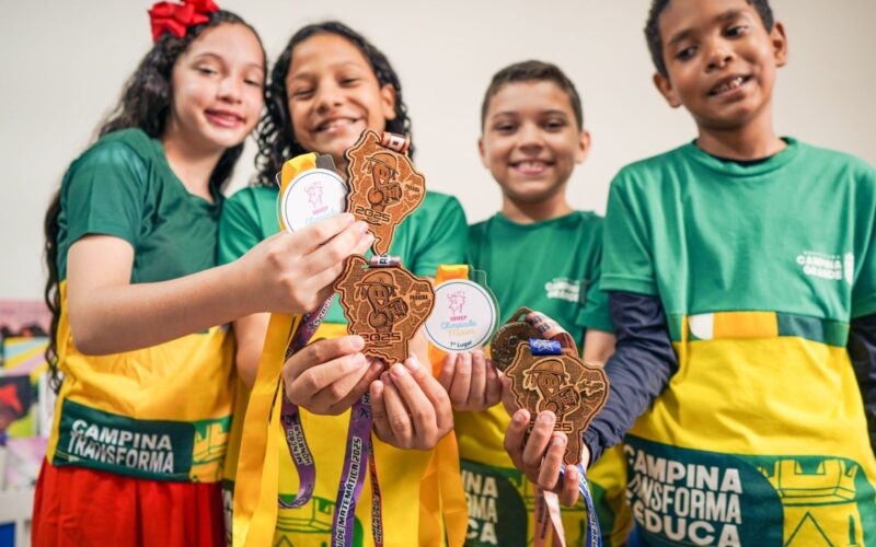 Campina Grande conquistou 347 medalhas em olimpíadas do conhecimento em 2025