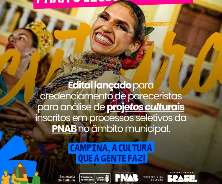 PMCG lança edital de chamamento público para credenciamento de pareceristas culturais