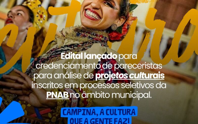 PMCG lança edital de chamamento público para credenciamento de pareceristas culturais