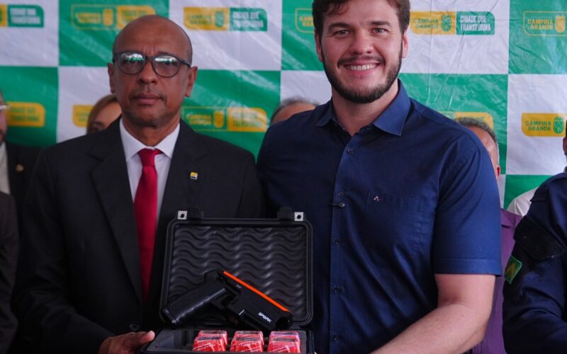 Guarda Civil Municipal de CG recebe equipamentos em cerimônia realizada na manhã desta terça-feira
