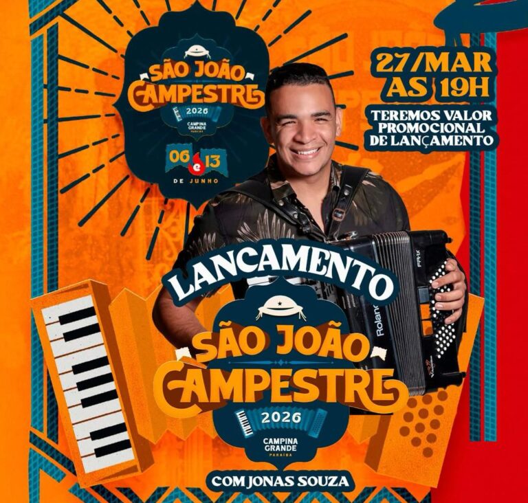 Programação do São João Campestre será lançada nesta sexta-feira (27) em Campina Grande