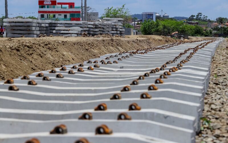 Obras do VLT seguem e Prefeitura de Campina Grande prepara segunda fase dos trabalhos
