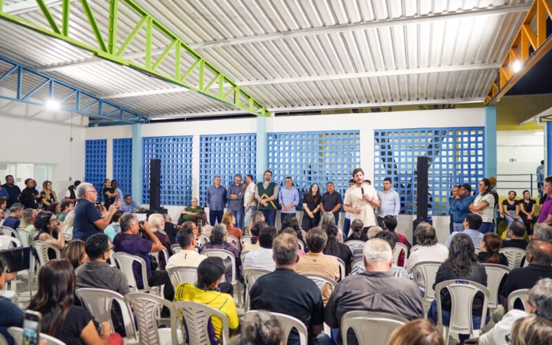 PMCG inaugura nova estrutura da Escola Municipal Tiradentes, no Santa Rosa