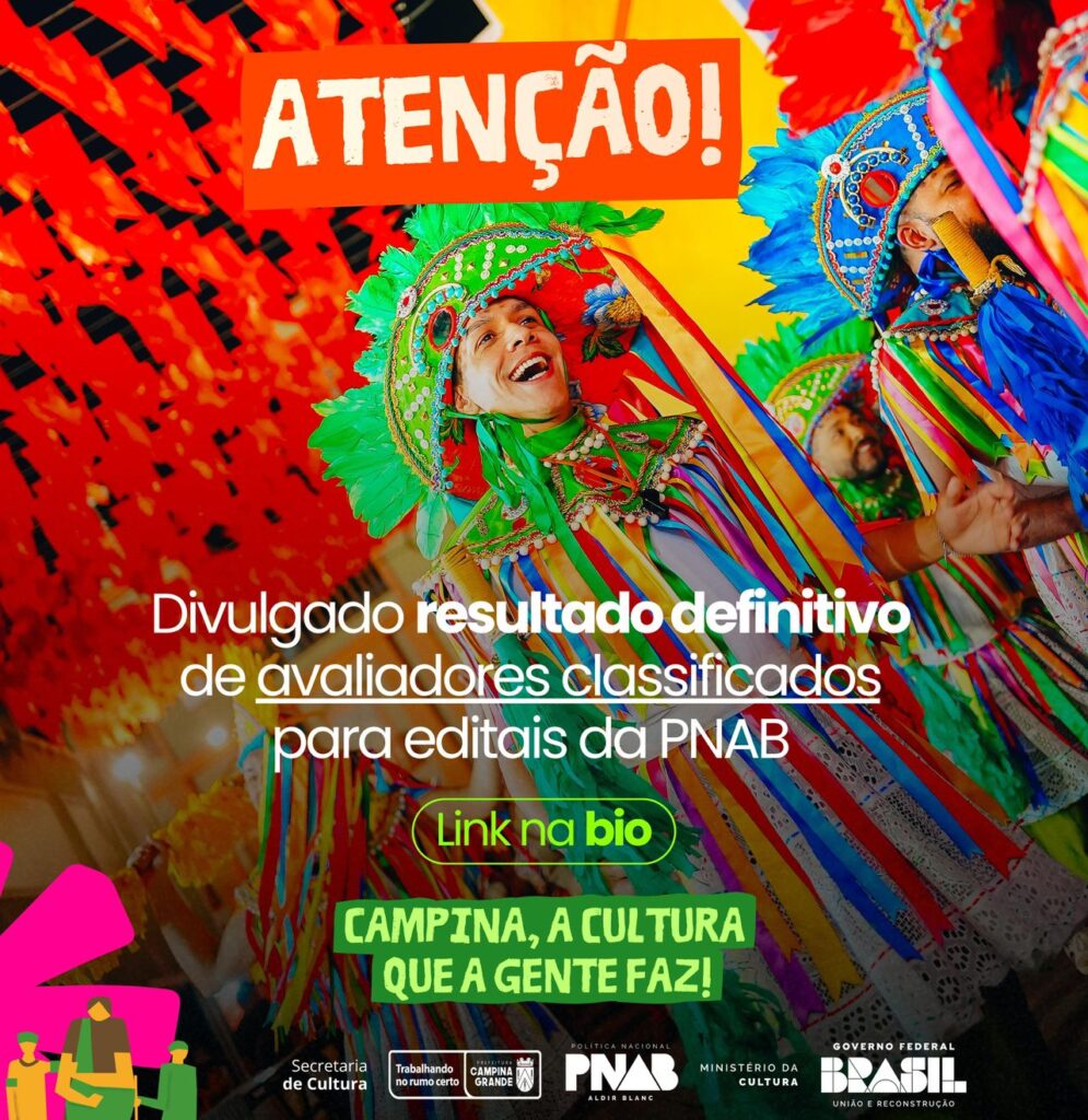 PMCG divulga resultado definitivo de pareceristas credenciados para editais da PNAB