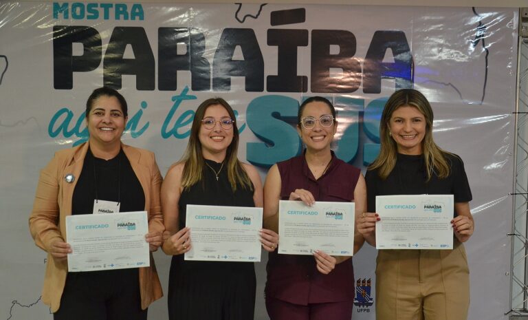 PMCG tem quatro trabalhos premiados que representarão a Paraíba na Mostra “Brasil, Aqui tem SUS”