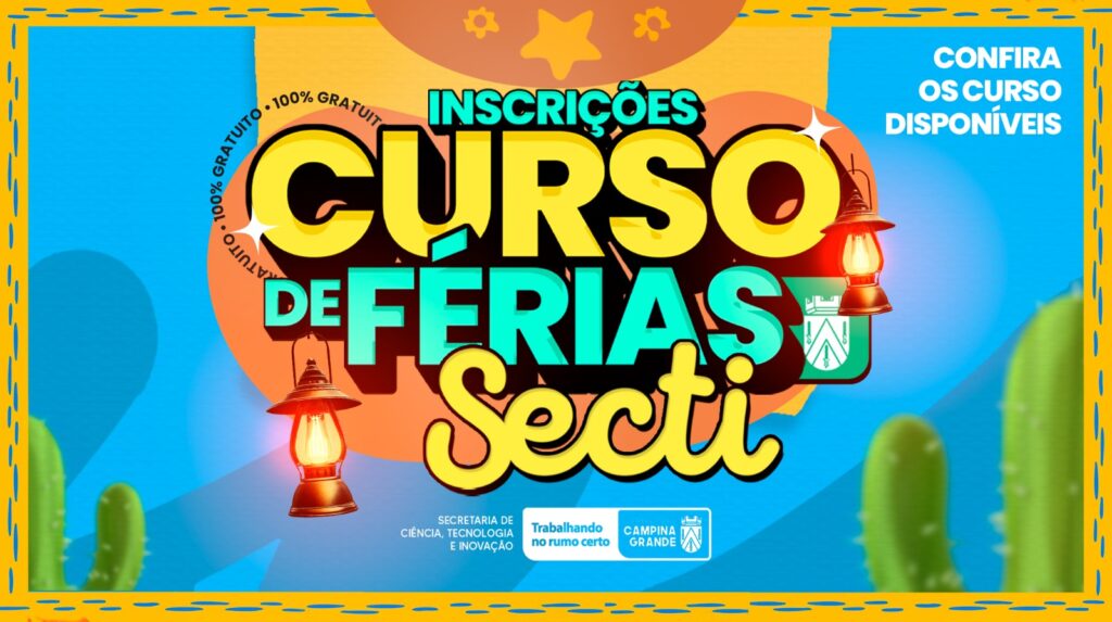 PMCG abre inscrições para cursos na área de tecnologia que acontecerão no período de férias