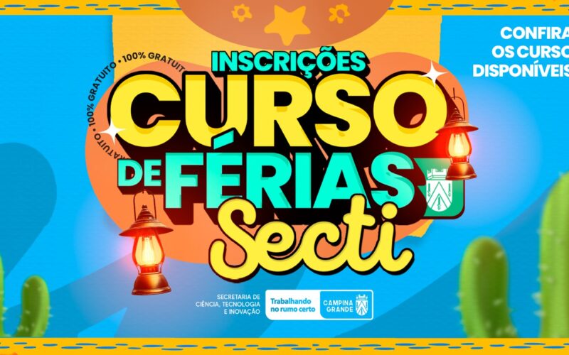 PMCG abre inscrições para cursos na área de tecnologia que acontecerão no período de férias