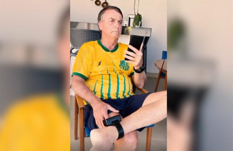 PM relata ao STF falha de sinal da tornozeleira de Bolsonaro