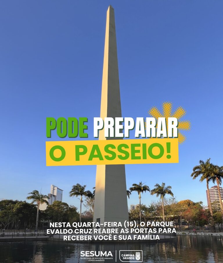Parque Evaldo Cruz volta a funcionar em horário normal a partir desta quarta-feira