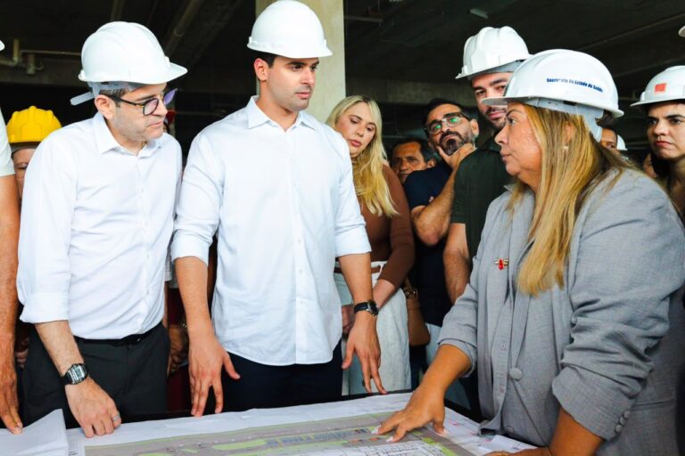 Governador Lucas Ribeiro inspeciona obras do Hospital da Mulher e destaca avanço de um dos maiores investimentos em saúde da Paraíba