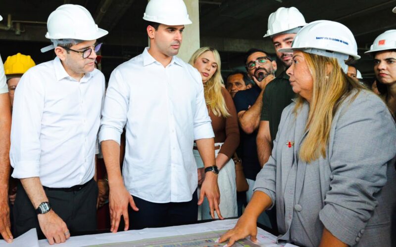 Governador Lucas Ribeiro inspeciona obras do Hospital da Mulher e destaca avanço de um dos maiores investimentos em saúde da Paraíba