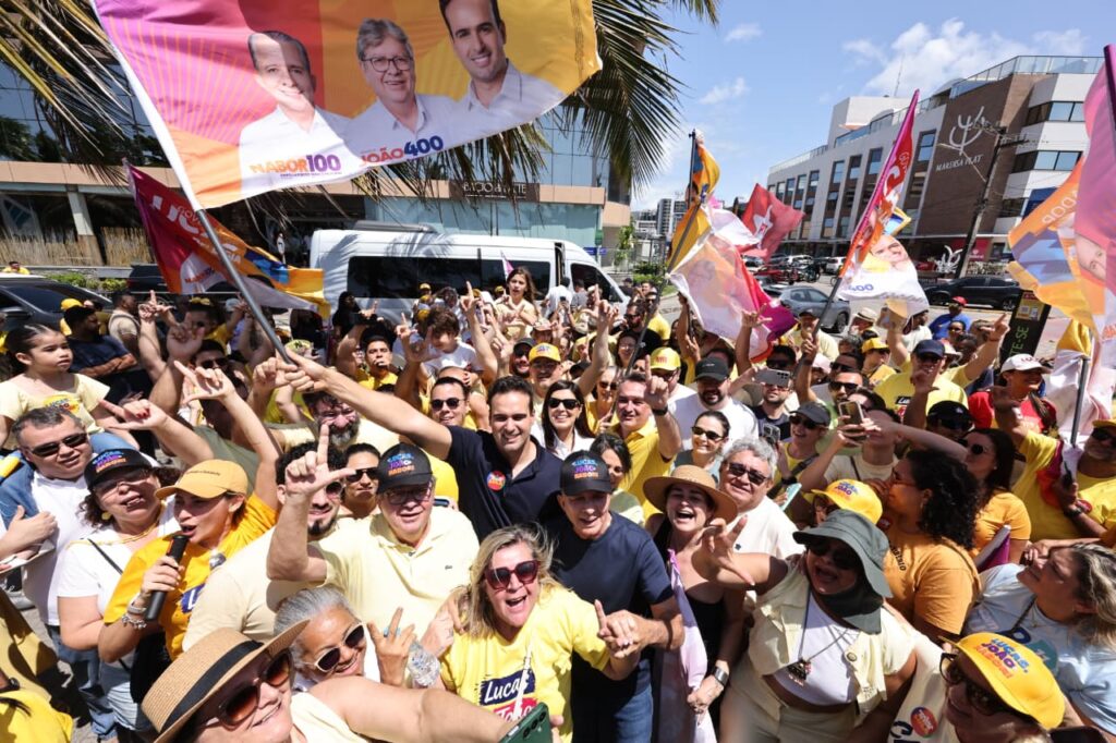 Lucas dá pontapé inicial da campanha com mobiliação em João Pessoa, Campina e Santa Rita