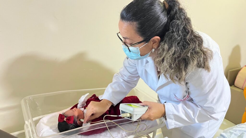 Hospital Materno-Infantil Clipsi inicia realização do teste da orelhinha para recém-nascidos na unidade