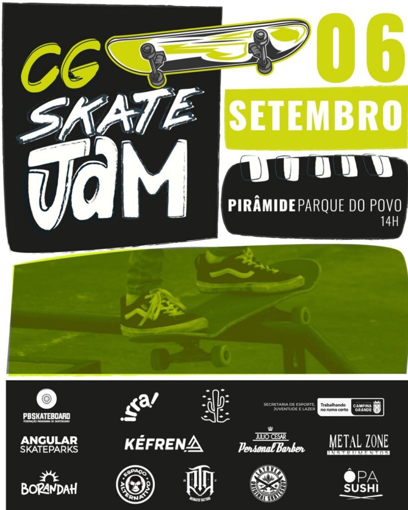 Campina Grande vai receber competição de Skateboard na Pirâmide do Parque do Povo